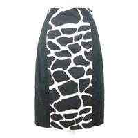 karen millen size 10 black knee length skirt
