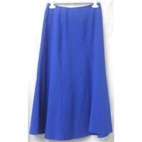 kaleidoscope size 10 blue calf length skirt