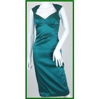 karen Millen - size 8 - Aquamarine - Bodycon Evening Dress