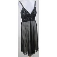 Kaleidoscope, size 14 black & cream party dress