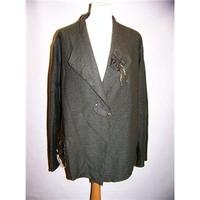 kasbah size l green smart jacket coat