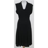 karen millen size 10 black cocktail dress