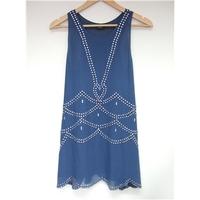 Kate Moss for Topshop Size: 6 Blue Shift Dress