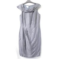 Kaliko - Size: 10 - Silver/Grey - Linen Cocktail dress