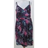 Kaleidoscope: Size 16: purple mix sleeveless dress