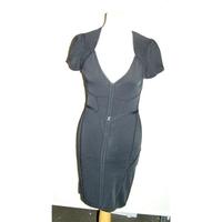 karen millen size 12 black knee length dress
