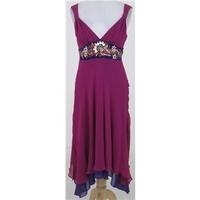Karen Millen Size: 12 purple sleeveless evening dress