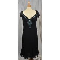 Karen Millen Black Dress Karen Millen - Size: 12 - Black - Long dress