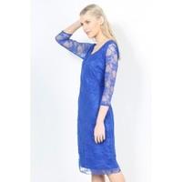 Karolina Lace Bodycon Midi Dress