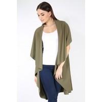 Katrina Sleeveless Italian Waterfall Blazer Cardigan