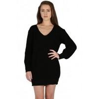 Kathi V Plunge Chunky Knitted Baggy Jumper