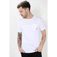 Kangol Zander Style Dots Print Chest Pocket T Shirt