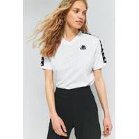 kappa authentic penfold white and black top white