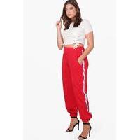 Katy Side Stripe Jog Pant - red