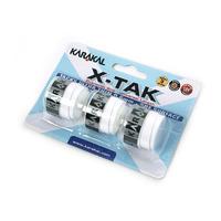 Karakal X-Tak Overwrap Grip - Pack of 3 - White