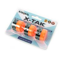 Karakal X-Tak Overwrap Grip - Pack of 3 - Orange