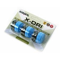 Karakal X-Dri Overwrap Grip - Pack of 3 - Blue