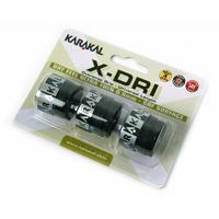 Karakal X-Dri Overwrap Grip - Pack of 3 - Black