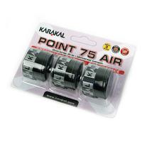 Karakal Point 75 Air Overwrap Grip - Pack of 3 - Black