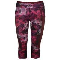 karrimor urban print running capri pants ladies