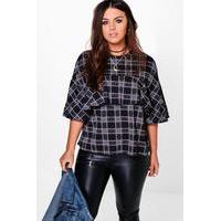 Kayleigh Ruffle Check Top - multi