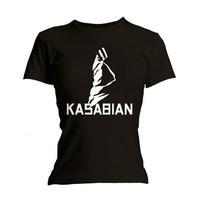 Kasabian Women\'s Ultra Skinny Short Sleeve T-shirt, Black, Size 8 (manufacturer