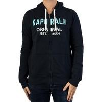 kaporal sweatshirthirt turine carbone womens sweatshirt in black