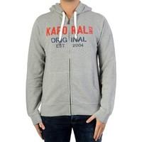 kaporal sweatshirthirt turine light grey mel womens sweatshirt in grey