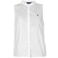 kangol sleeveless blouse womens