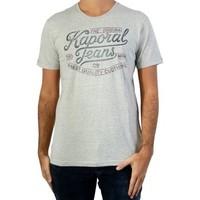 kaporal t shirt teef grey mel womens t shirt in grey