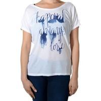 kaporal t shirt dita white womens t shirt in white