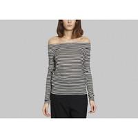 karine lecchi tina t shirt 43272 womens long sleeve t shirt in black