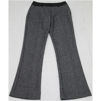 Karen Millen size 8 black mix trousers