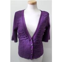 Karen Millen - Size: 10 - Purple - Cardigan