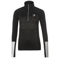 karrimor x lite reflective long sleeve zip top ladies