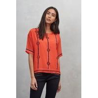 Karla Stitch Boat Neck Top