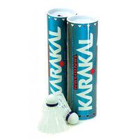 Karakal National Shuttlecocks White - 1 dozen - Medium