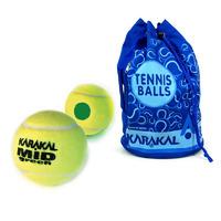 Karakal Mid Green 5 doz Tennis Balls and Bag Bundle