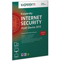 Kaspersky Internet Security (2015) Multi Device - 3 Devices 1 Year Subscription (PC/Mac/Android)
