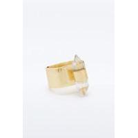 Kate Hewko Aly Clear Quartz Ring, GOLD