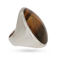 Karen Millen Round Stone Statement Ring - Ring Size Medium