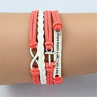 KAILA The New Fashion Women Woven Vintage / Cute / Party / Casual Alloy / Fabric / Leather Braided/Cord Bracelet Christmas Gifts