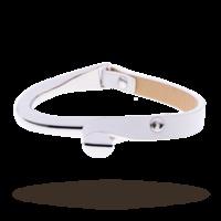 Karen Millen Leather Stud Cuff White