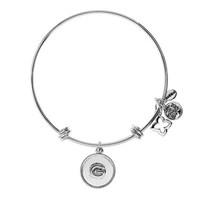 karma outlet silver letter g bangle