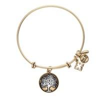 Karma Gold Tree Of Life Charm Bangle