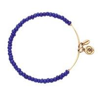 Karma Royal Blue Seed Bead Bangle