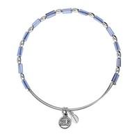 Karma Outlet Blue & Silver Rectangular Beaded Bangle