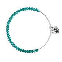 karma glass palace green opal beaded bangle