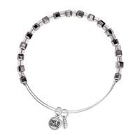 karma chrome cubed beaded bangle