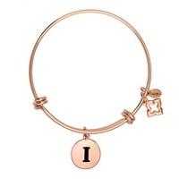 karma rose gold i bangle